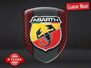 Fiat Abarth Autoaufkleber Limitiert Premium Modern